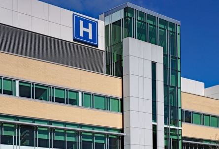 image of a hospital exterior by day