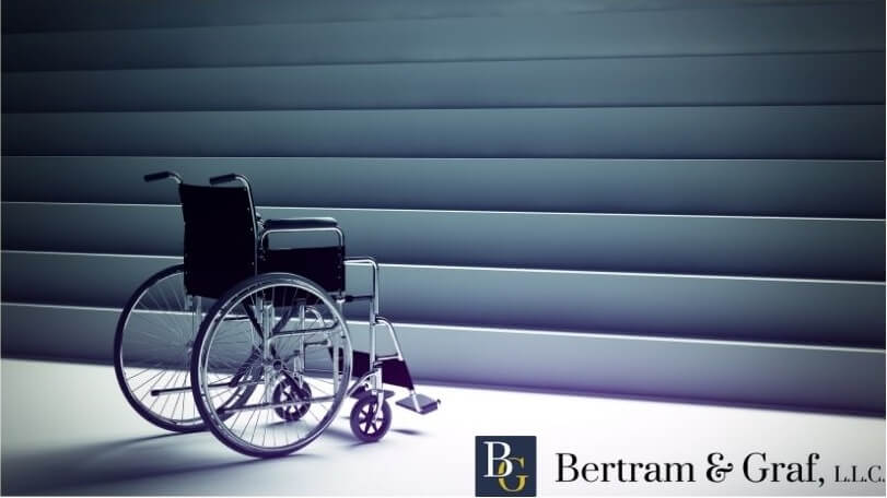 An empty wheelchair 